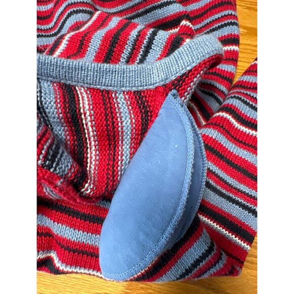 C.J. Banks Long Sleeve Button Front Applique Stars Striped Cardigan Size 1X - Picture 6 of 9